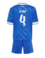 Real Madrid David Alaba #4 Tredjedraktsett Barn 2025-26 Korte ermer (+ bukser)